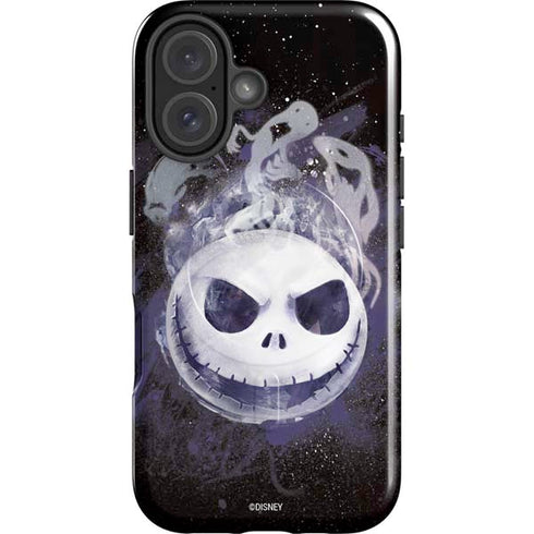 Disney The Nightmare Before Christmas Jack Skellington Face Art iPhone 16 Plus Magsafe Impact Case